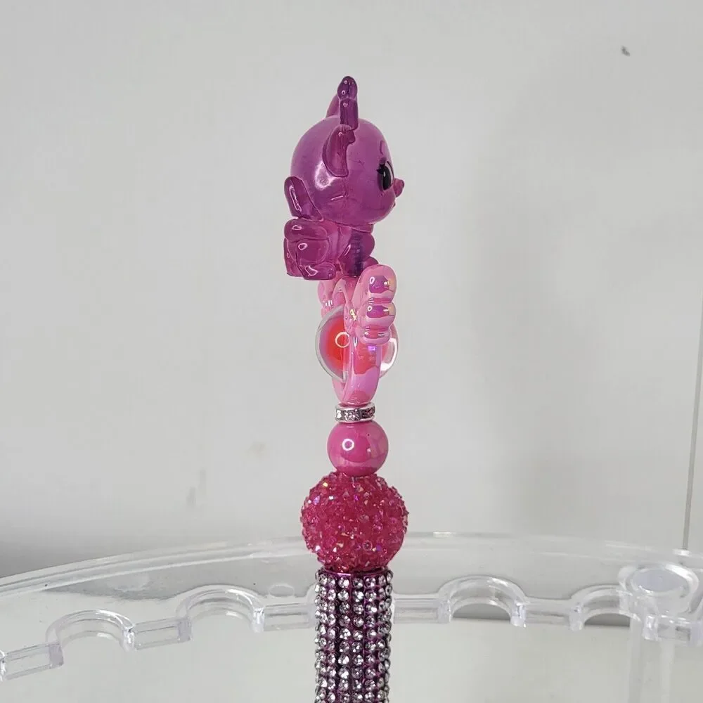 Disney Doorables Beaded Pen Marie from Aristocats Technicolor